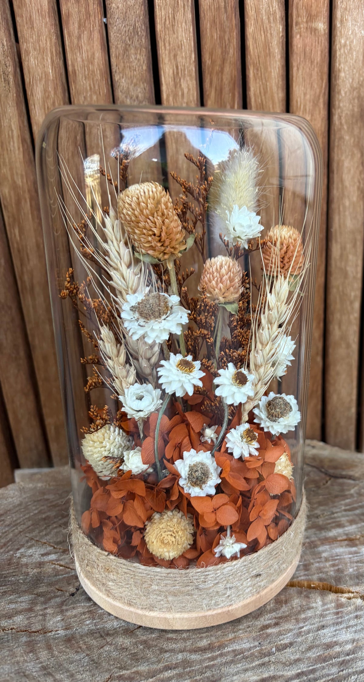 Floral Dome~ Rust
