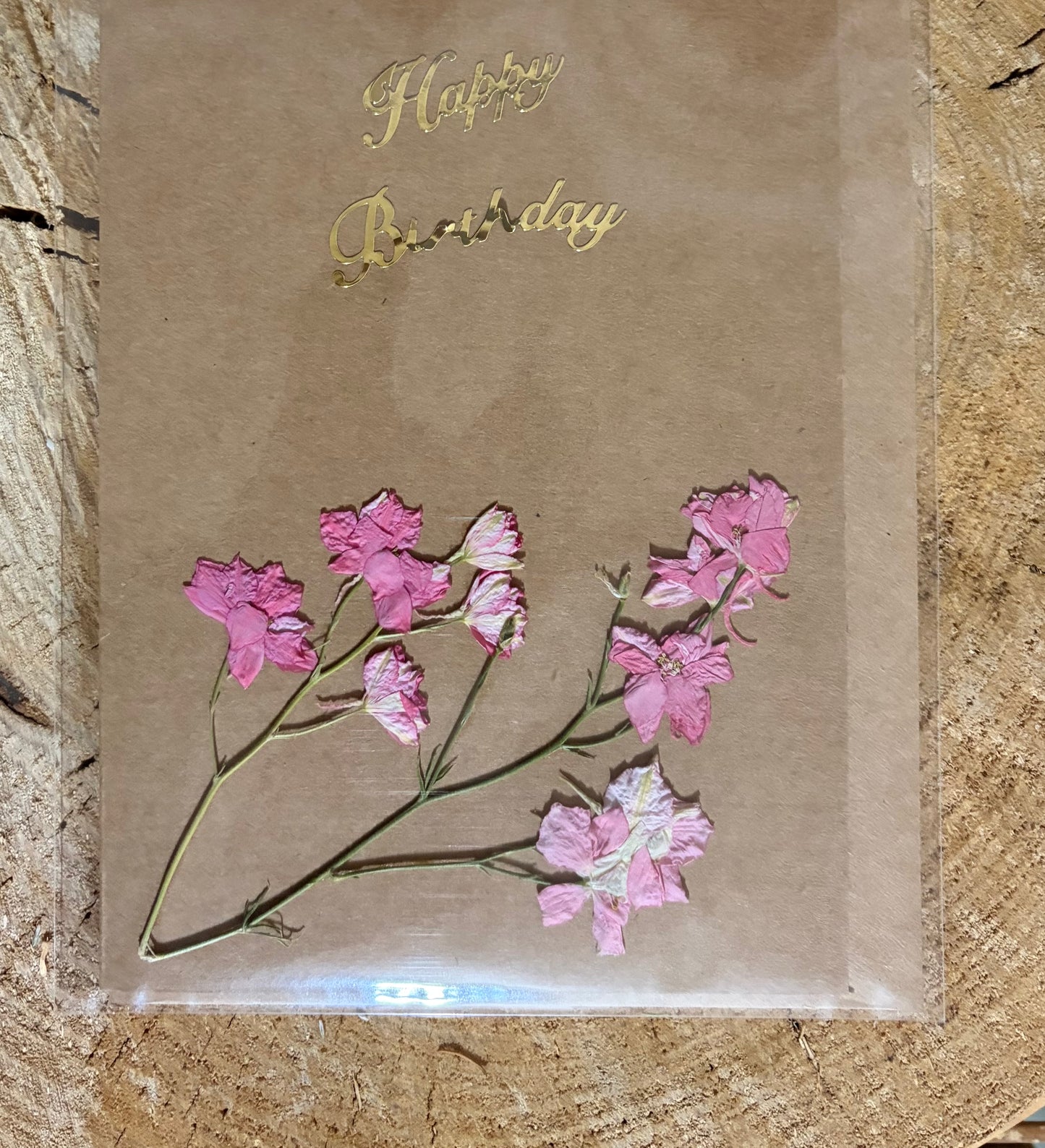 Greeting Card ~ Pressed Flowers