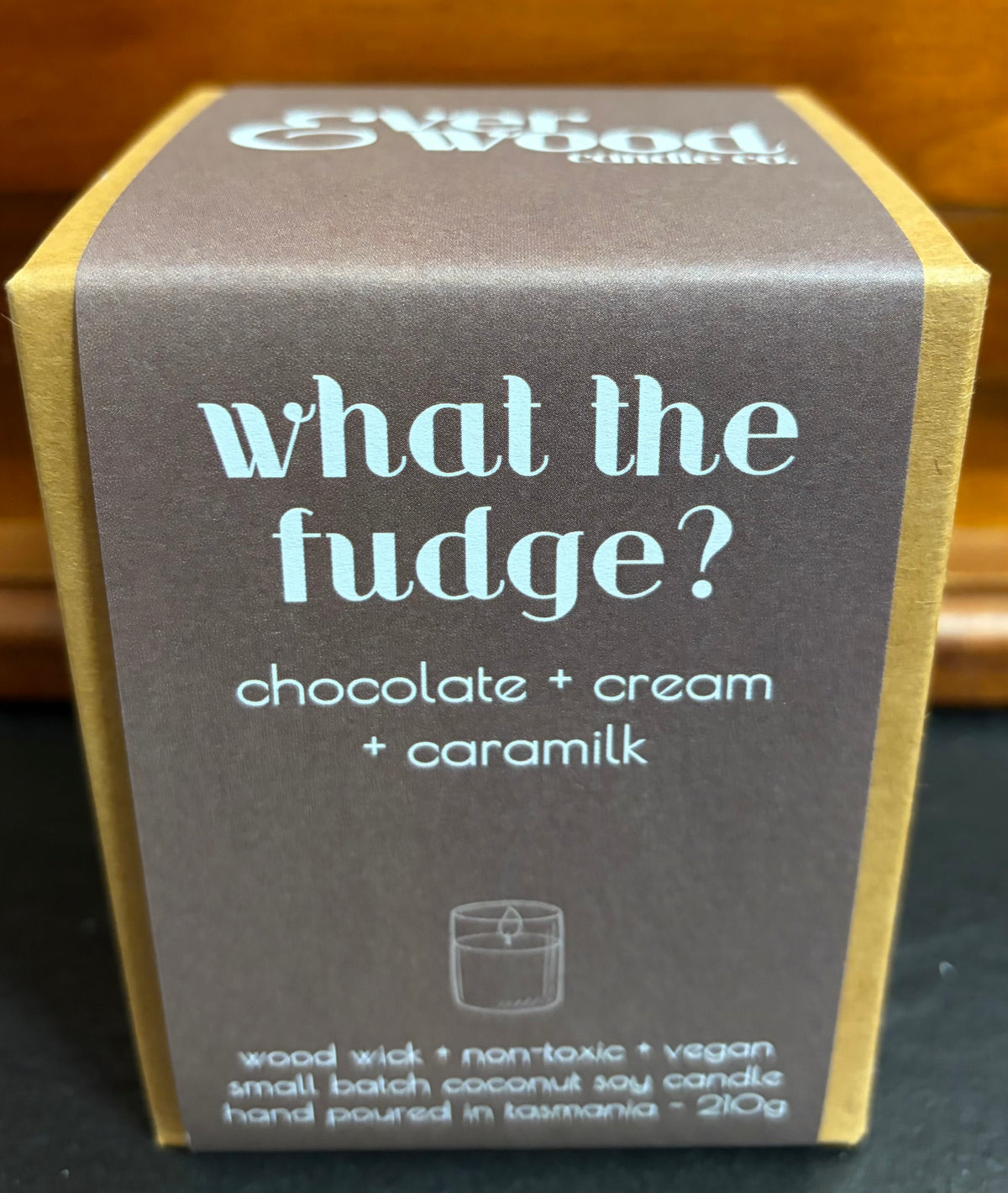 Everwood Candle Co. What the fudge