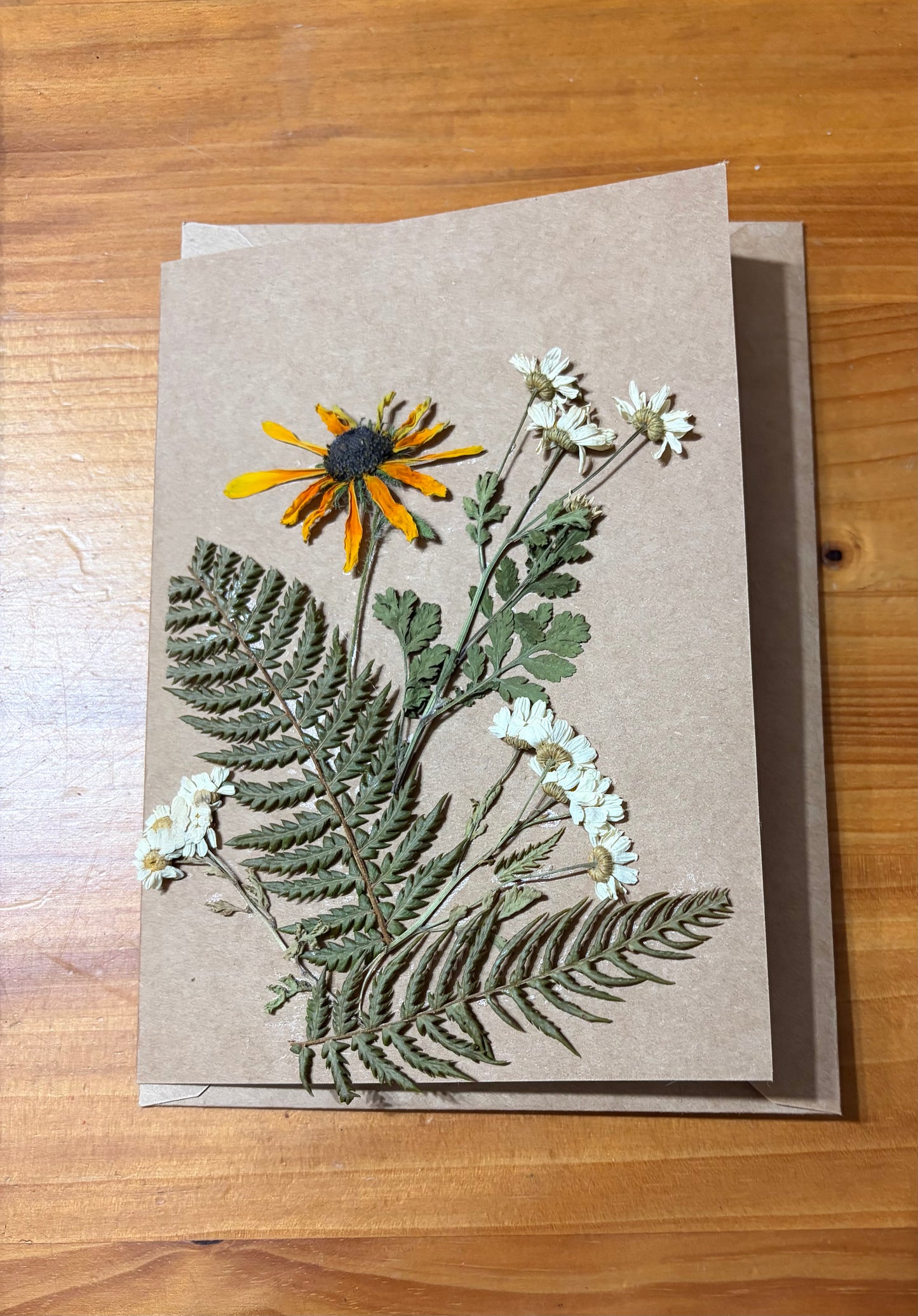 Greeting Card~Pressed Flower