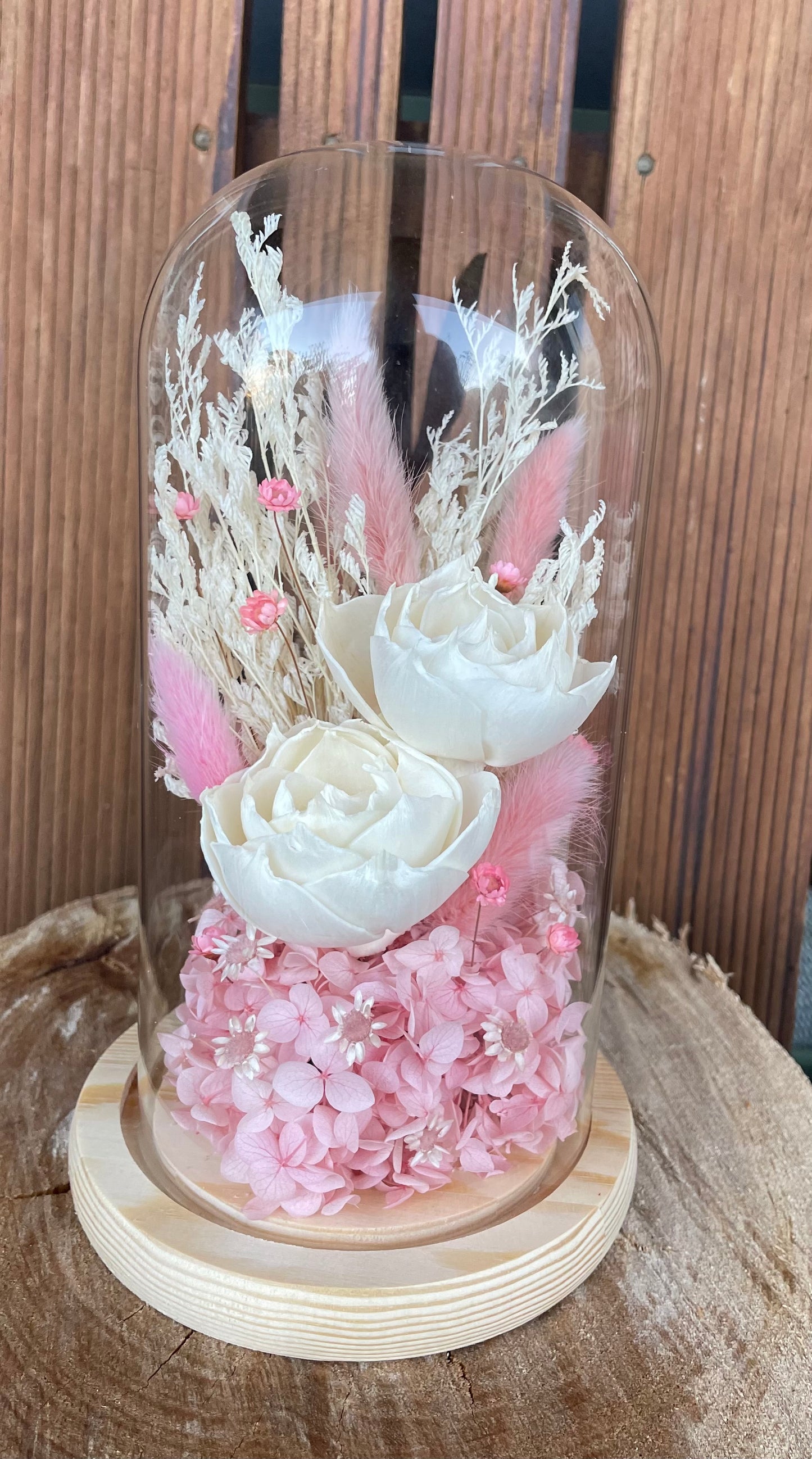 Floral Dome ~ Baby Pink