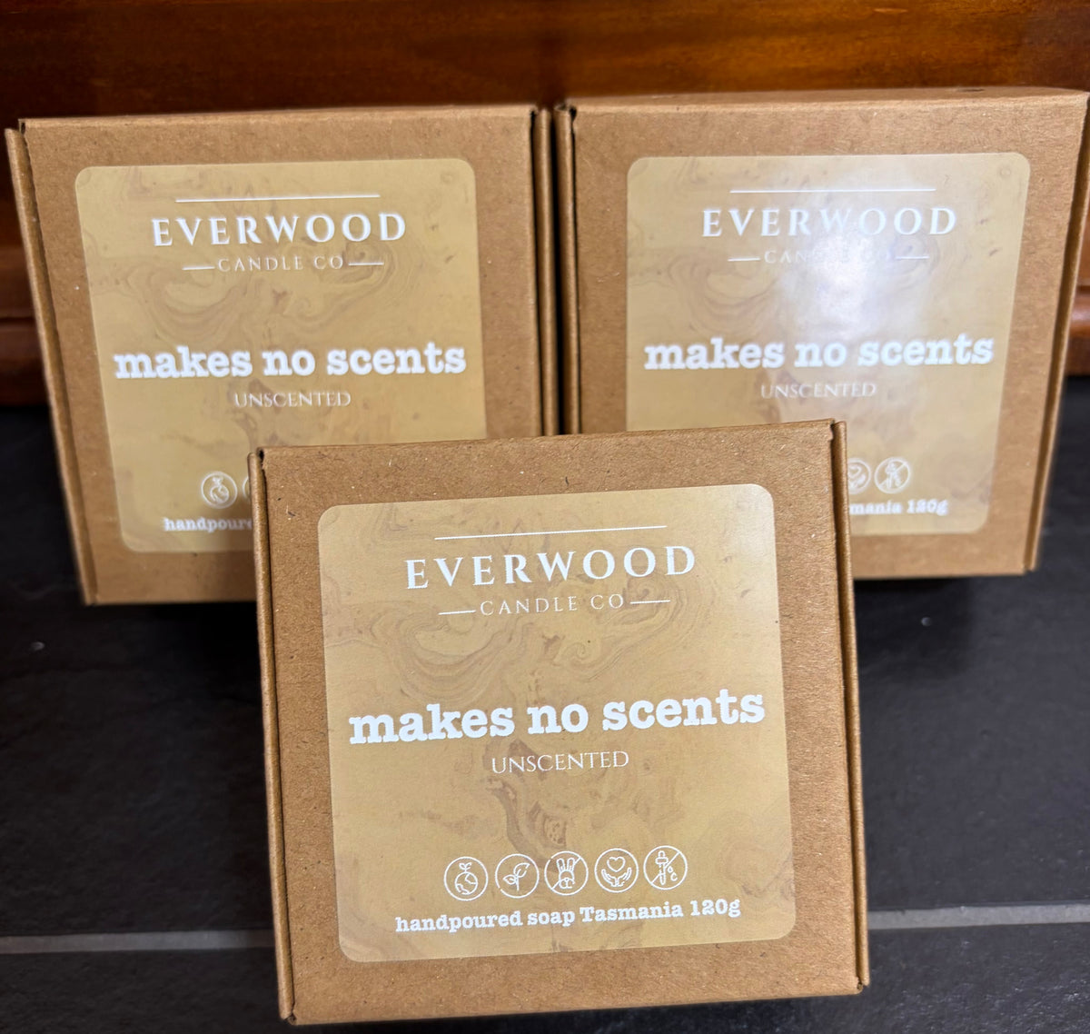 Everwood Candle co. Soap bar - Makes no scrnts