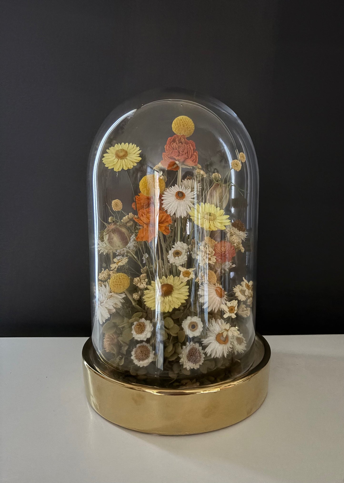 XL Floral Dome ~ Daisy