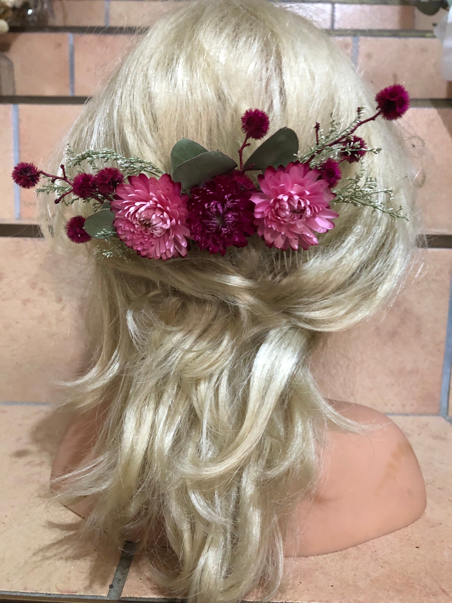 Pretty in Pink Hair comb