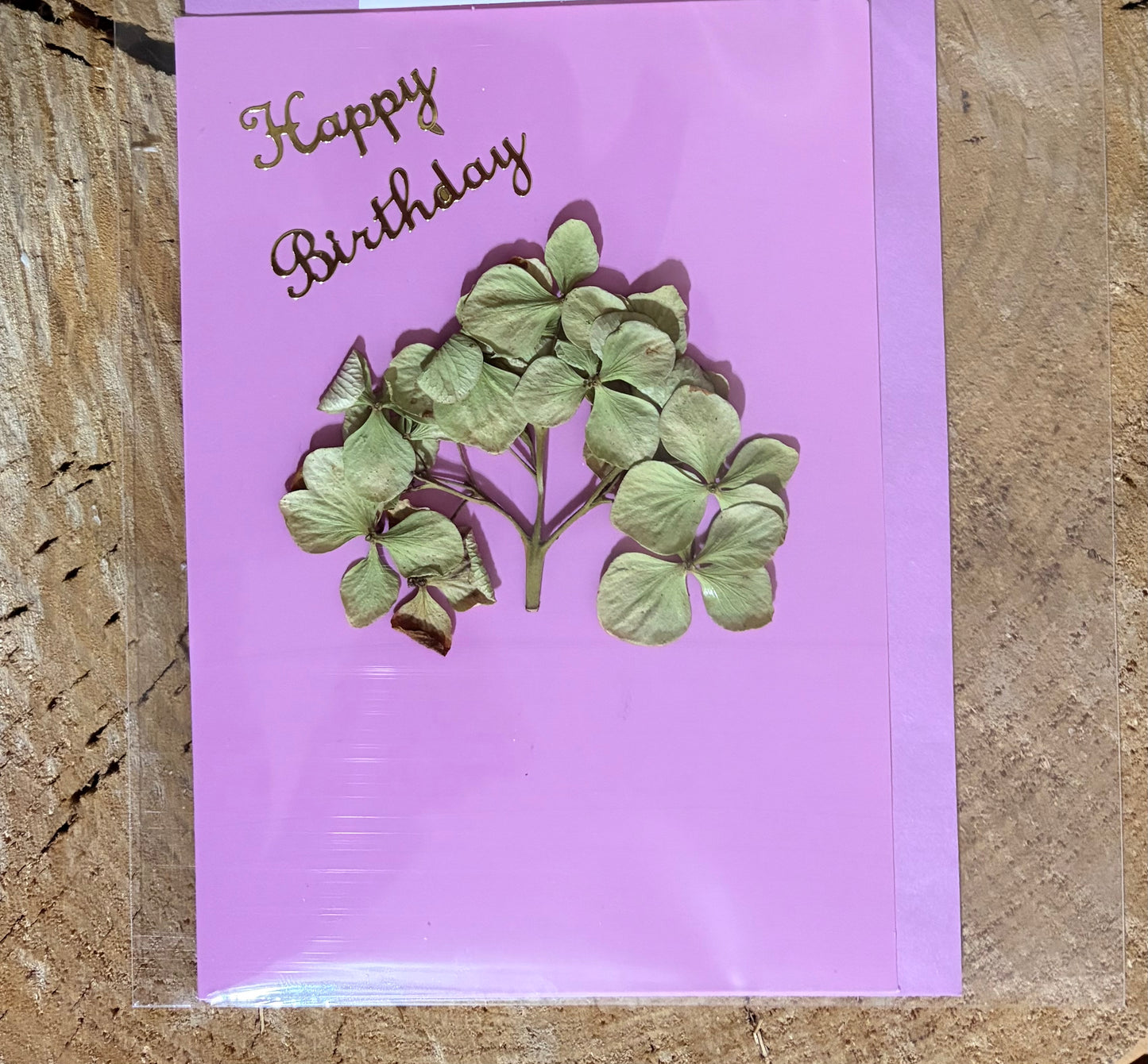 Greeting Card ~ Pressed flower