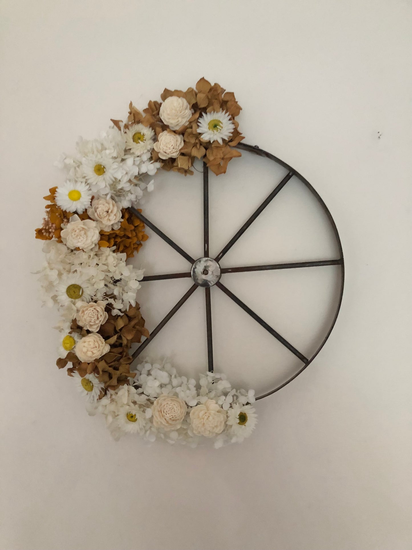 Metal Rim Floral