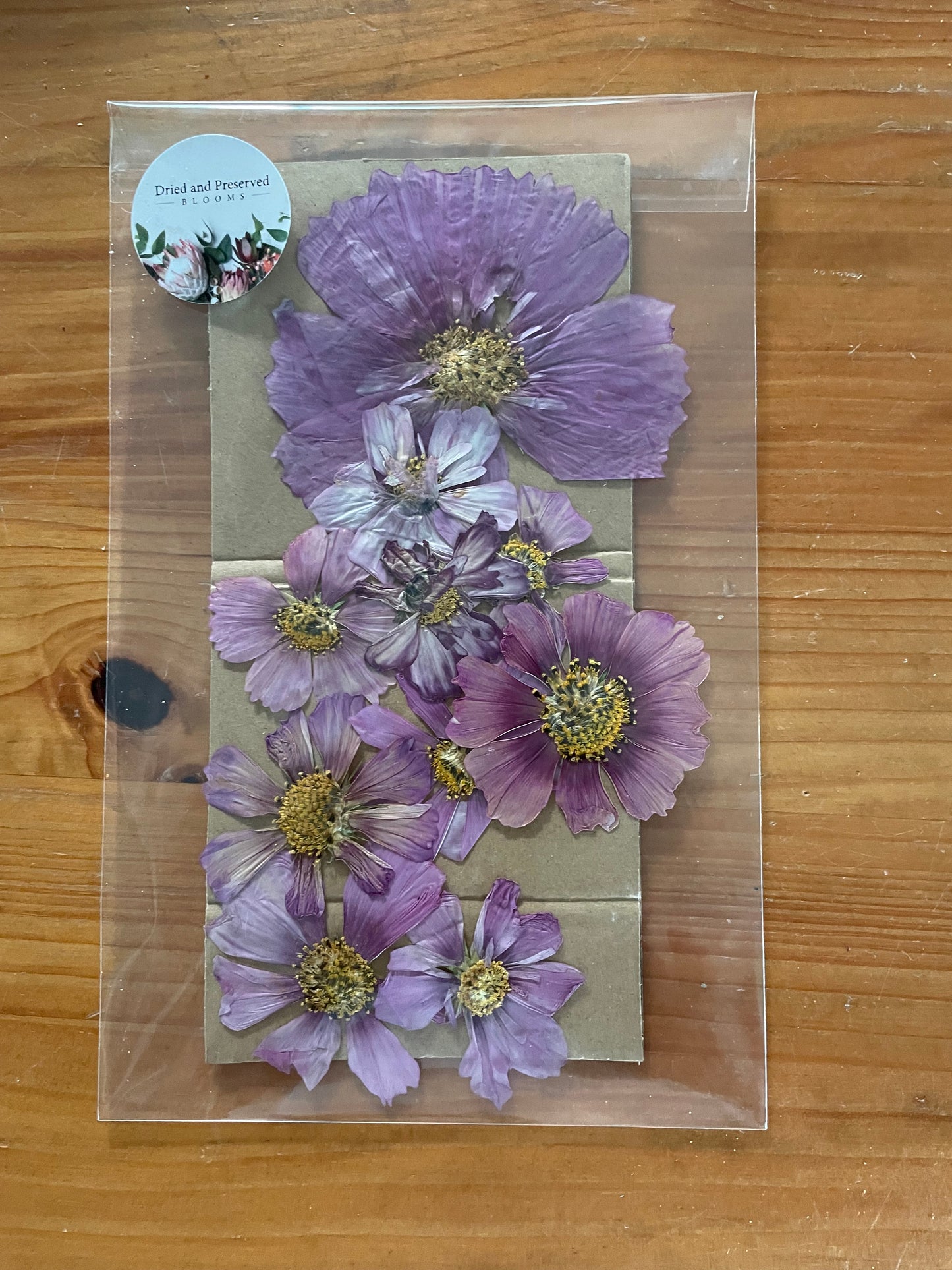 Pressed Flower Pack cosmos