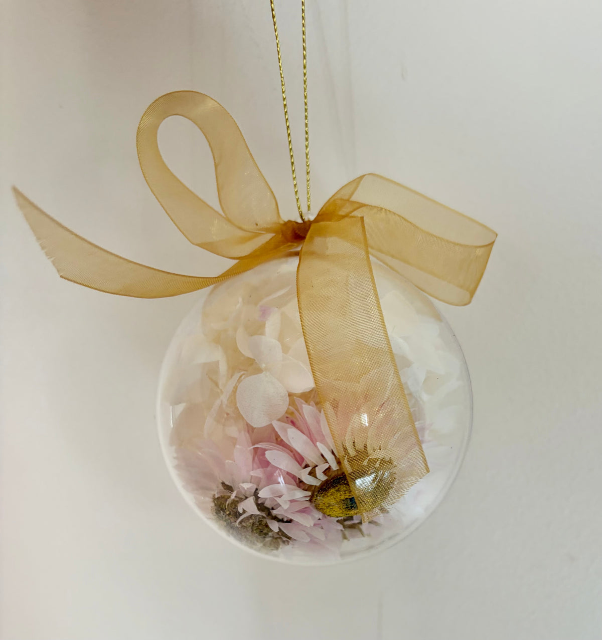 Bauble 8cm~ paper Daisy