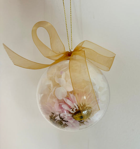 Bauble 8cm~ paper Daisy