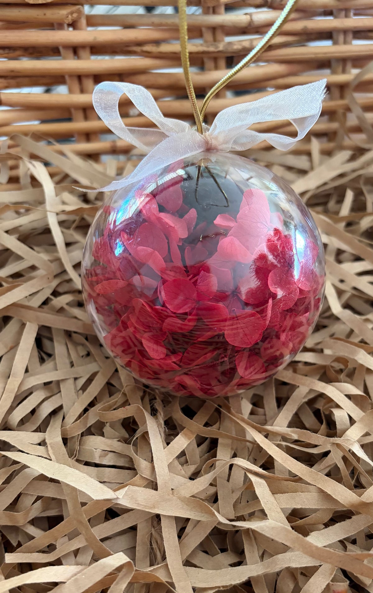 Bauble 8cm ~ Red