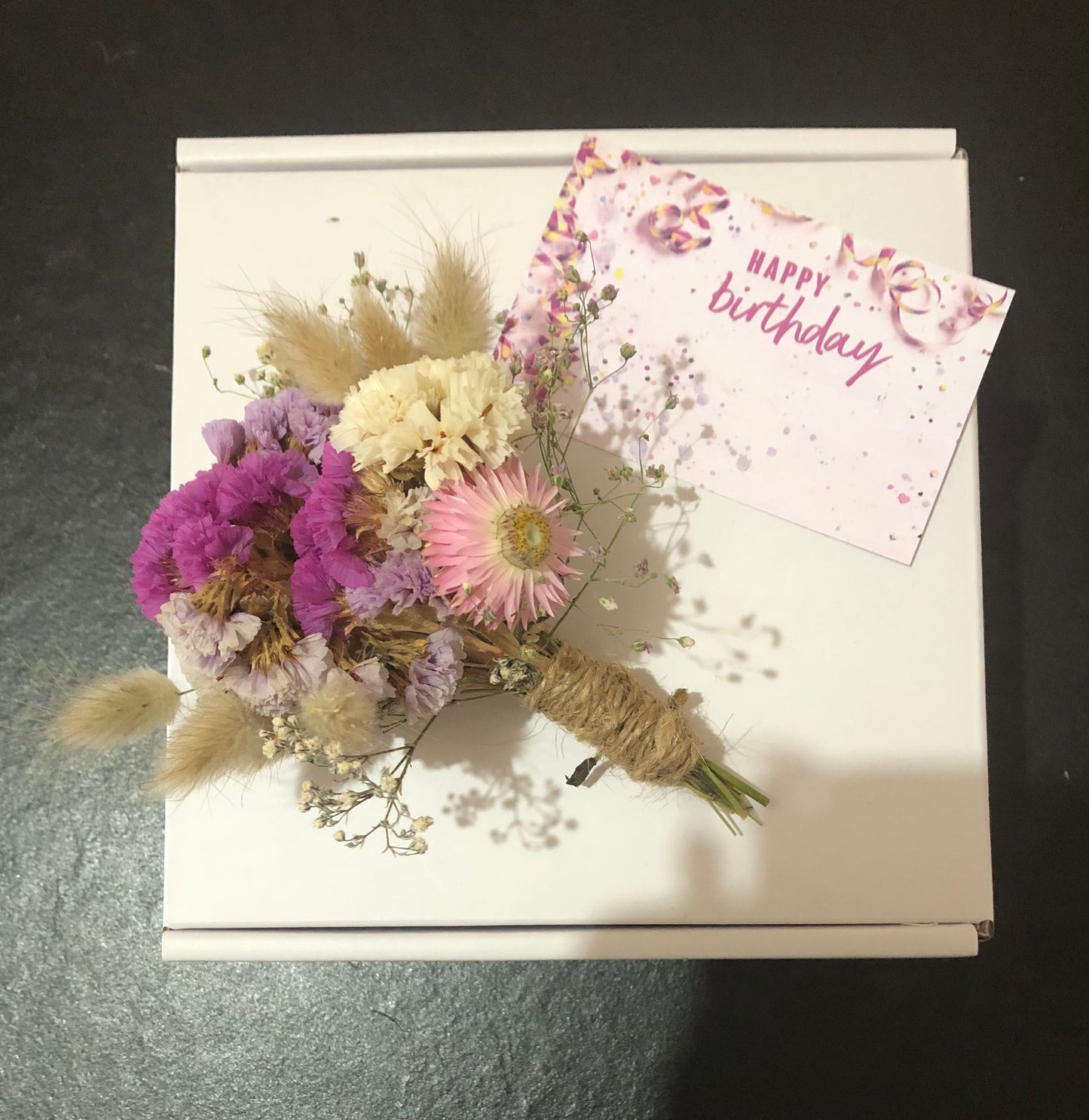 Gift tag posy ~ pink