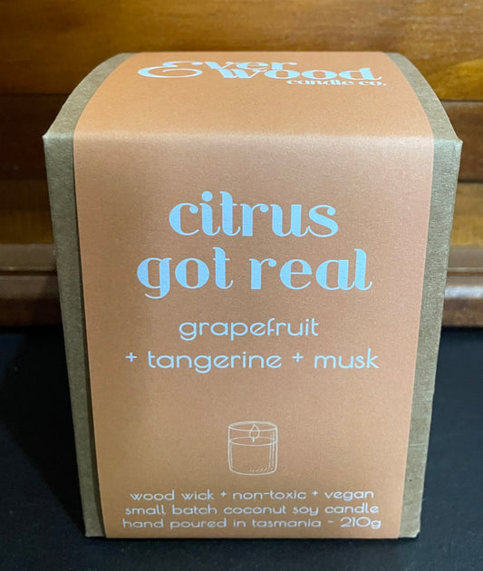 Everwood Co. Candle Citrus got Real