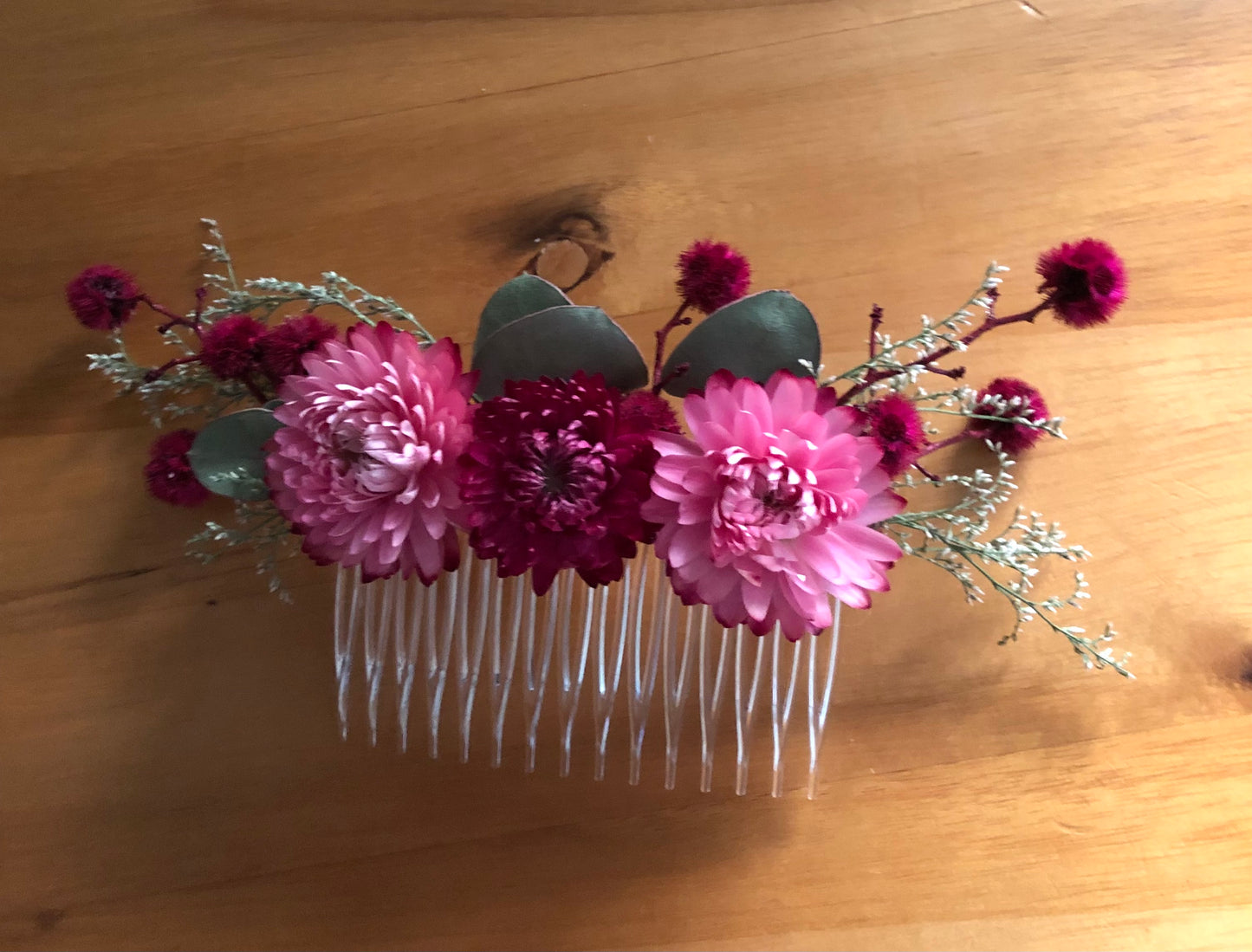 Pretty in Pink Hair comb