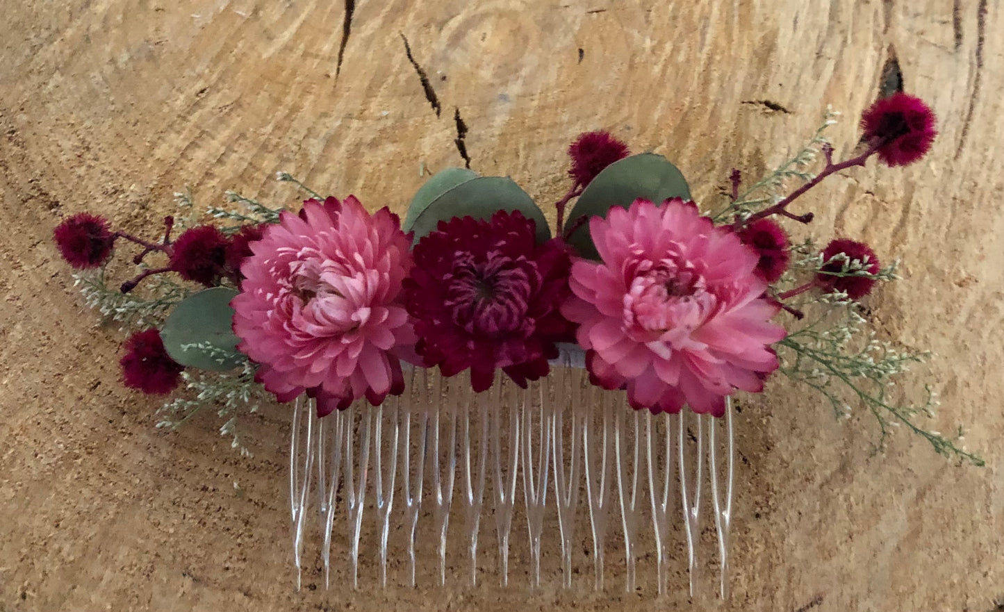 Pretty in Pink Hair comb