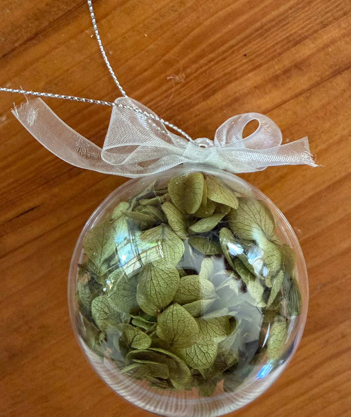 Bauble 6cm ~Olive Green