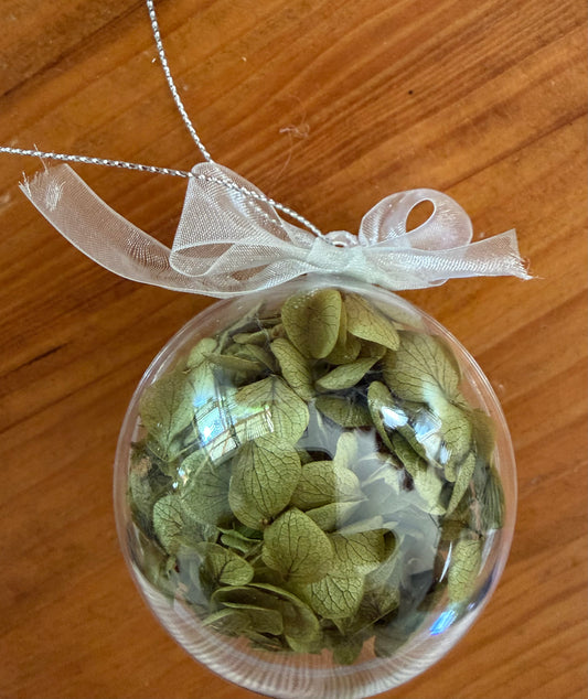 Bauble 6cm ~Olive Green