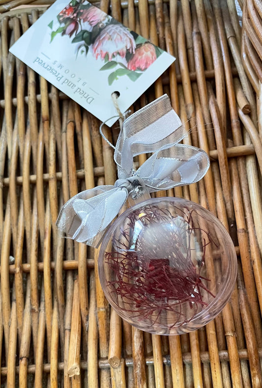 Bauble ~ red 6cm