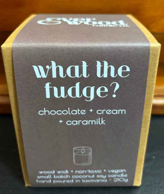 Everwood Candle Co. What the fudge