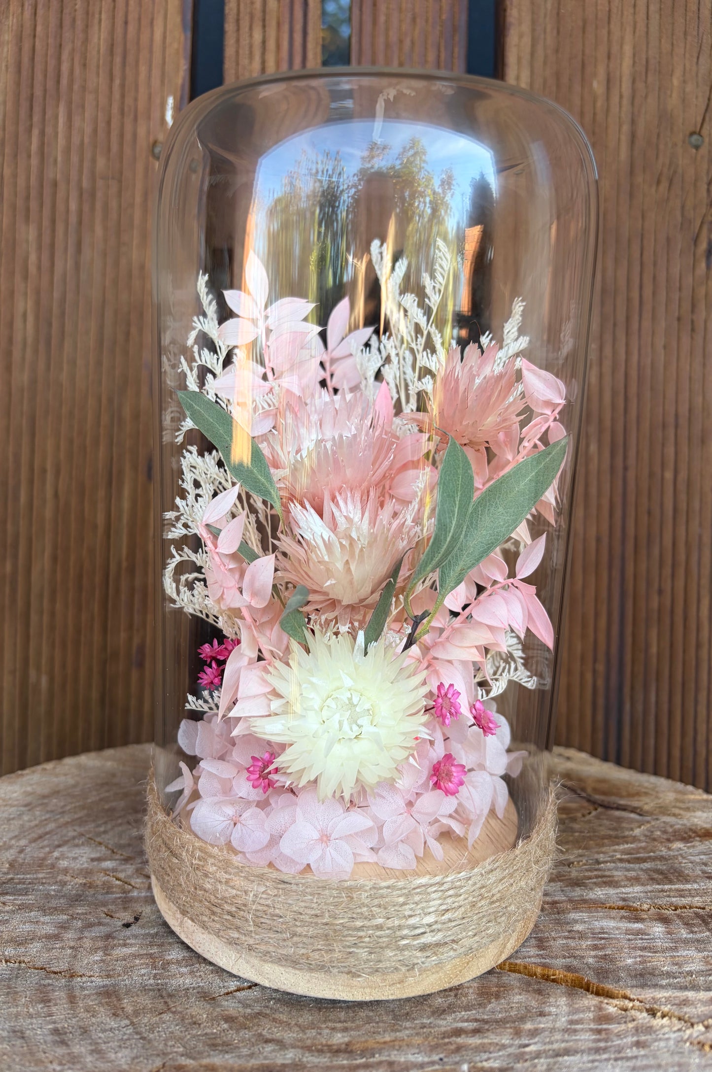 Floral Dome~ Baby Pink