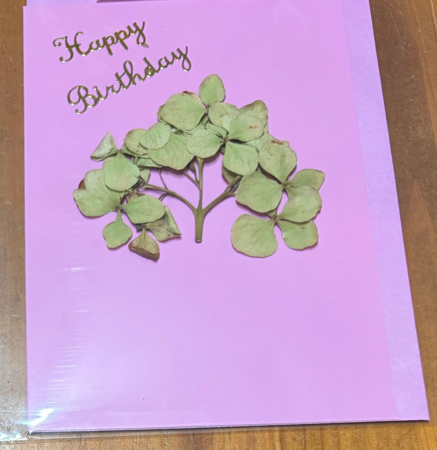 Greeting Card ~ Pressed flower