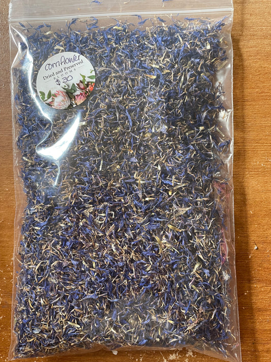 Cornflower petals