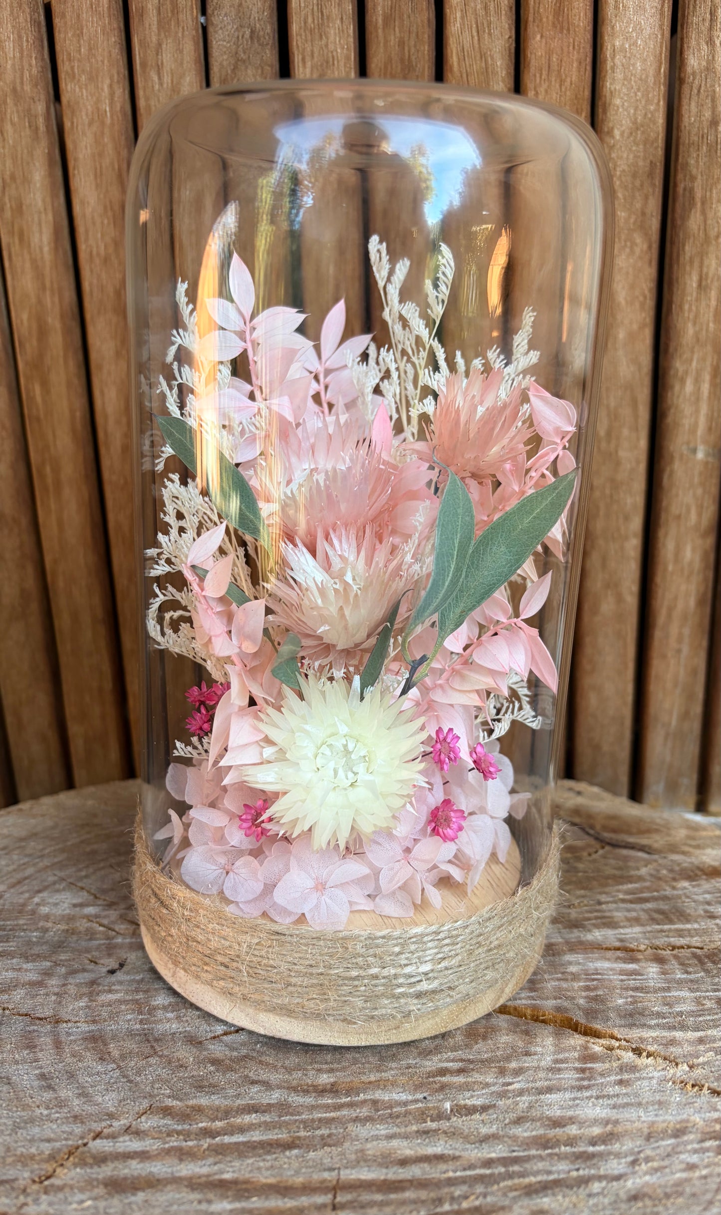 Floral Dome~ Baby Pink