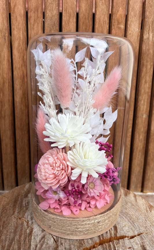 Floral Dome~Pink Mix