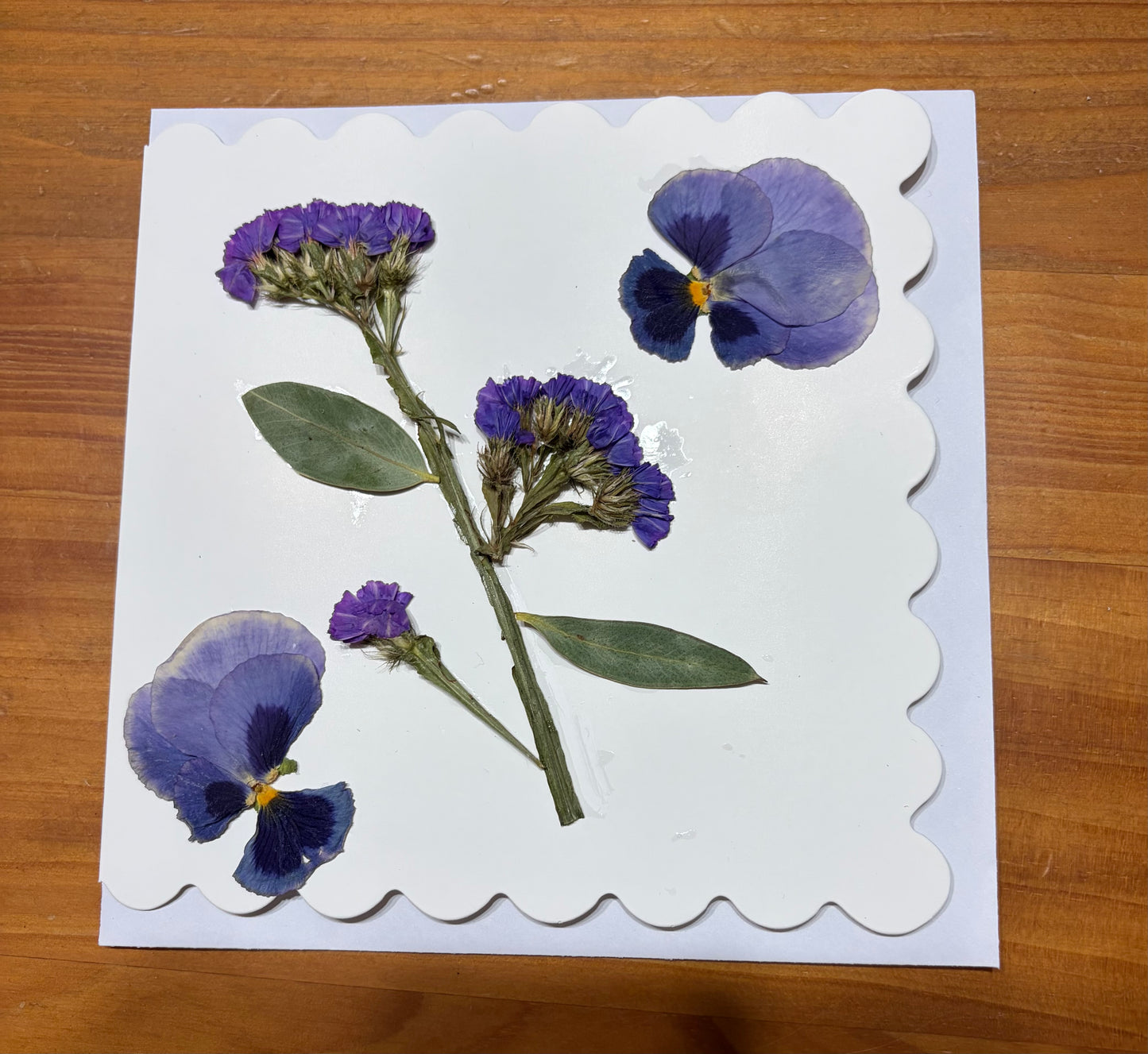 Greeting Card ~ Pressed Flowers