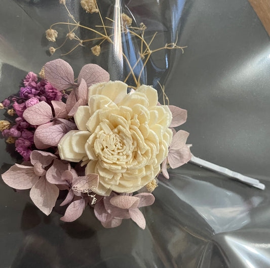 Hair Pin ~ Mauves