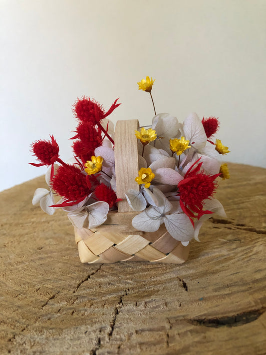 Miniature Basket ~Red~