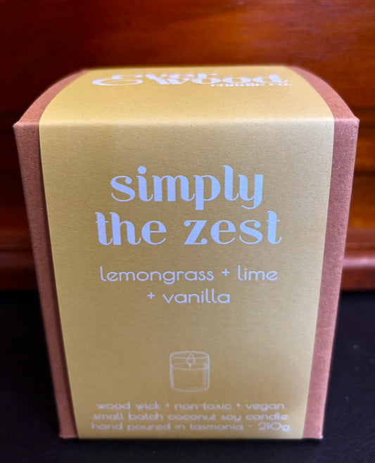 Everwood Candle Co. Simply the zest