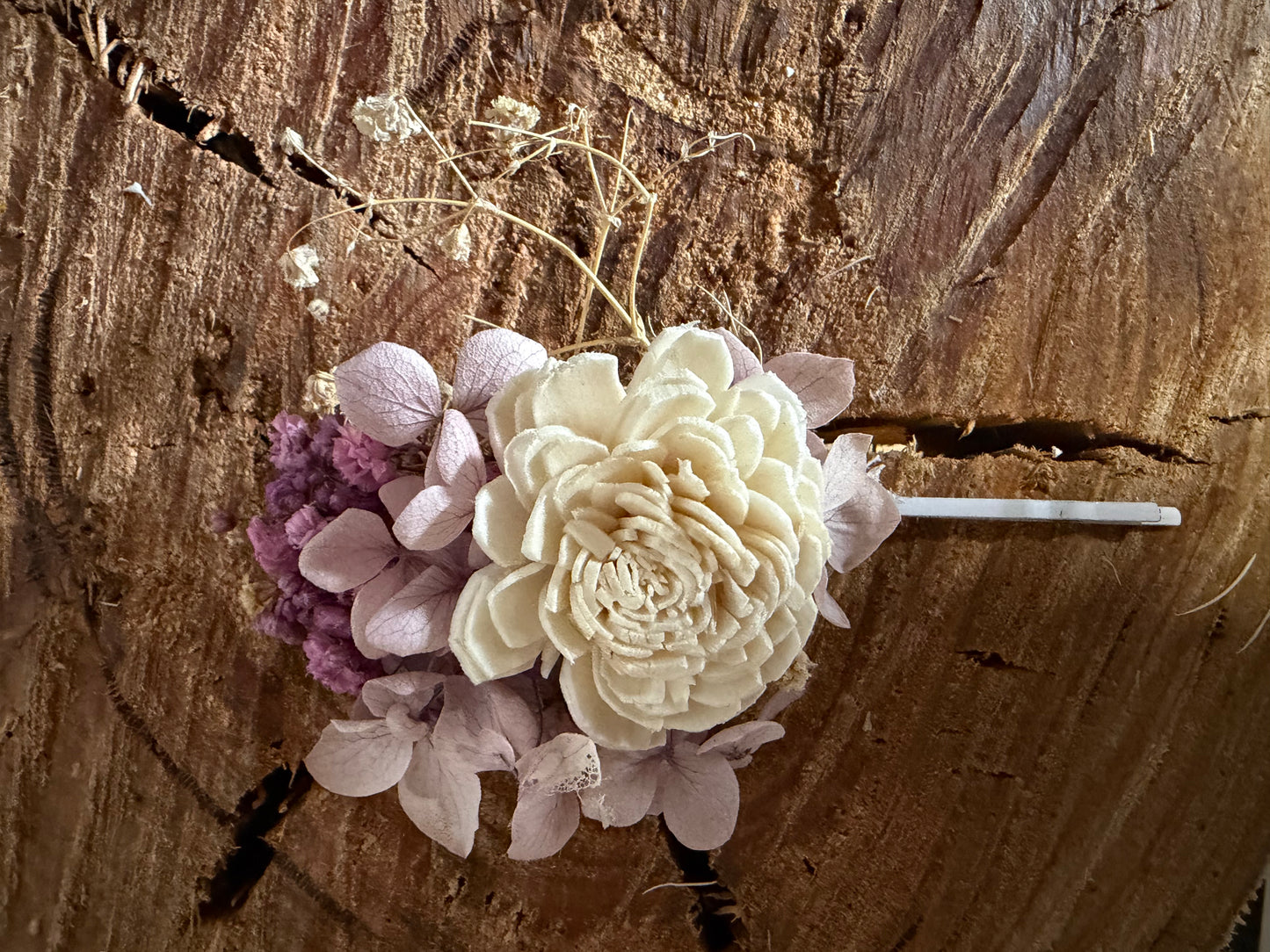 Hair Pin ~ Mauves