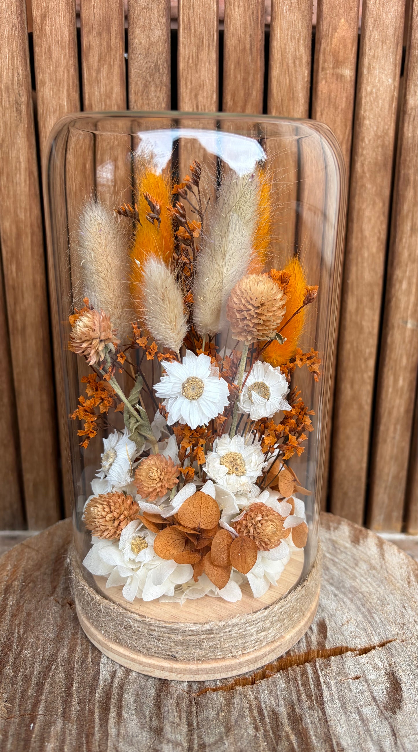 Floral Dome ~ Rust
