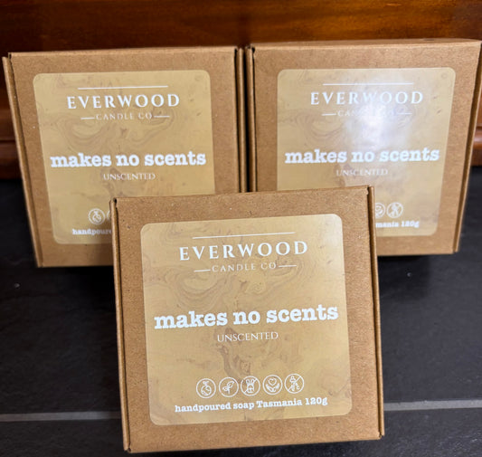 Everwood Candle co. Soap bar - Makes no scrnts