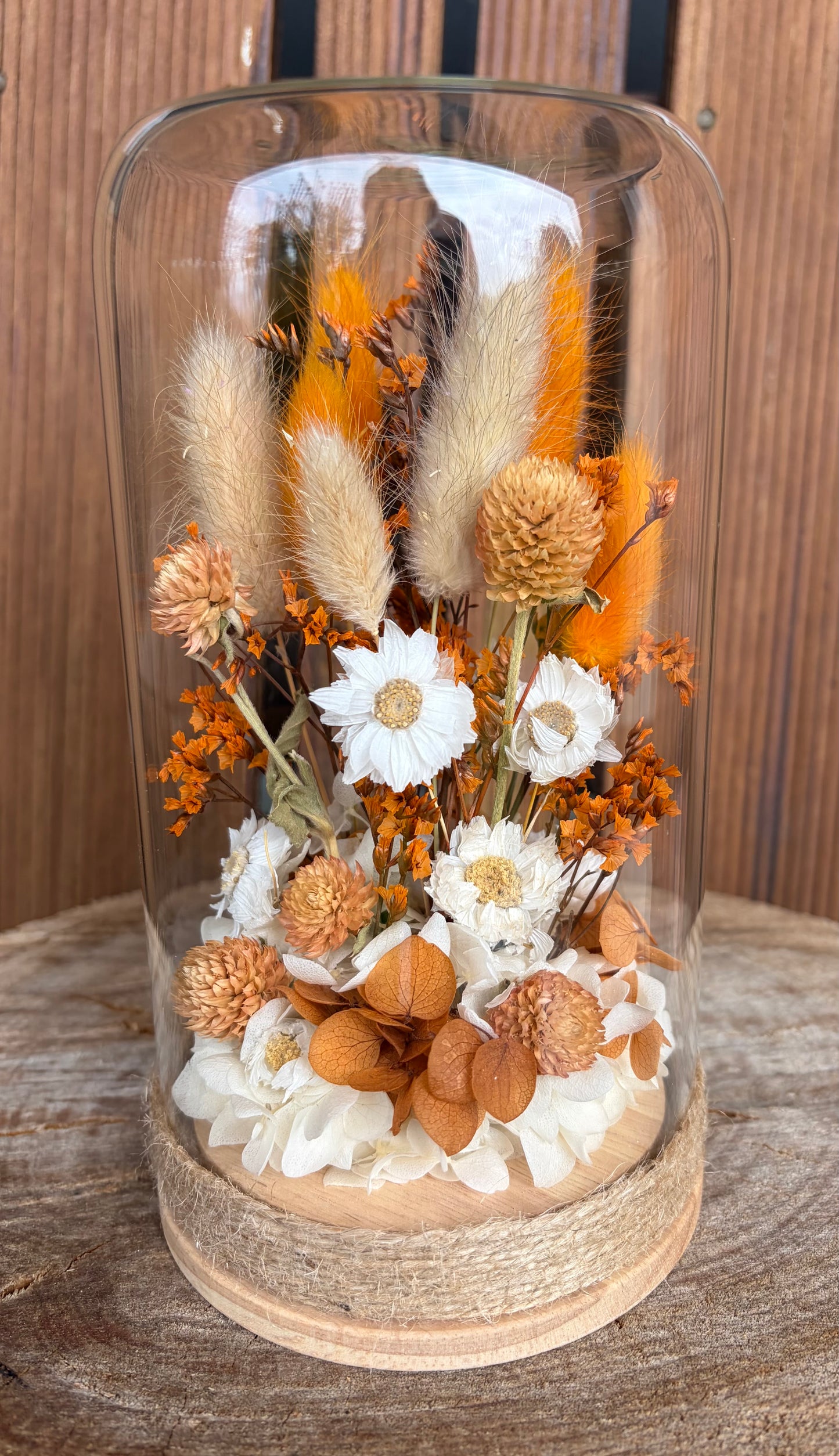 Floral Dome ~ Rust