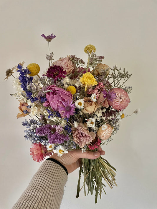 Wedding Bouquet ~ Wildflower Pastels