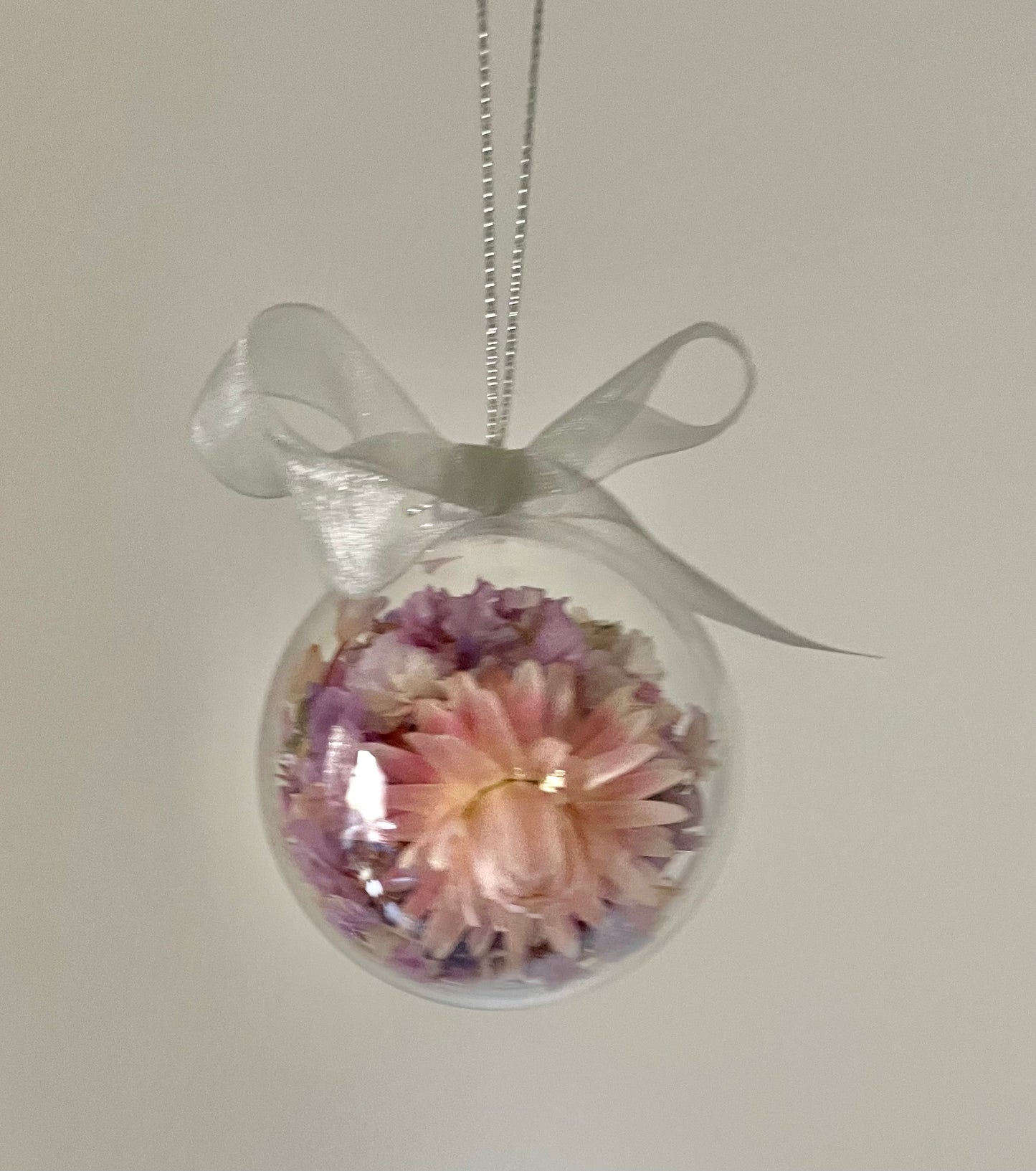 Bauble 6cm Mauve/pink
