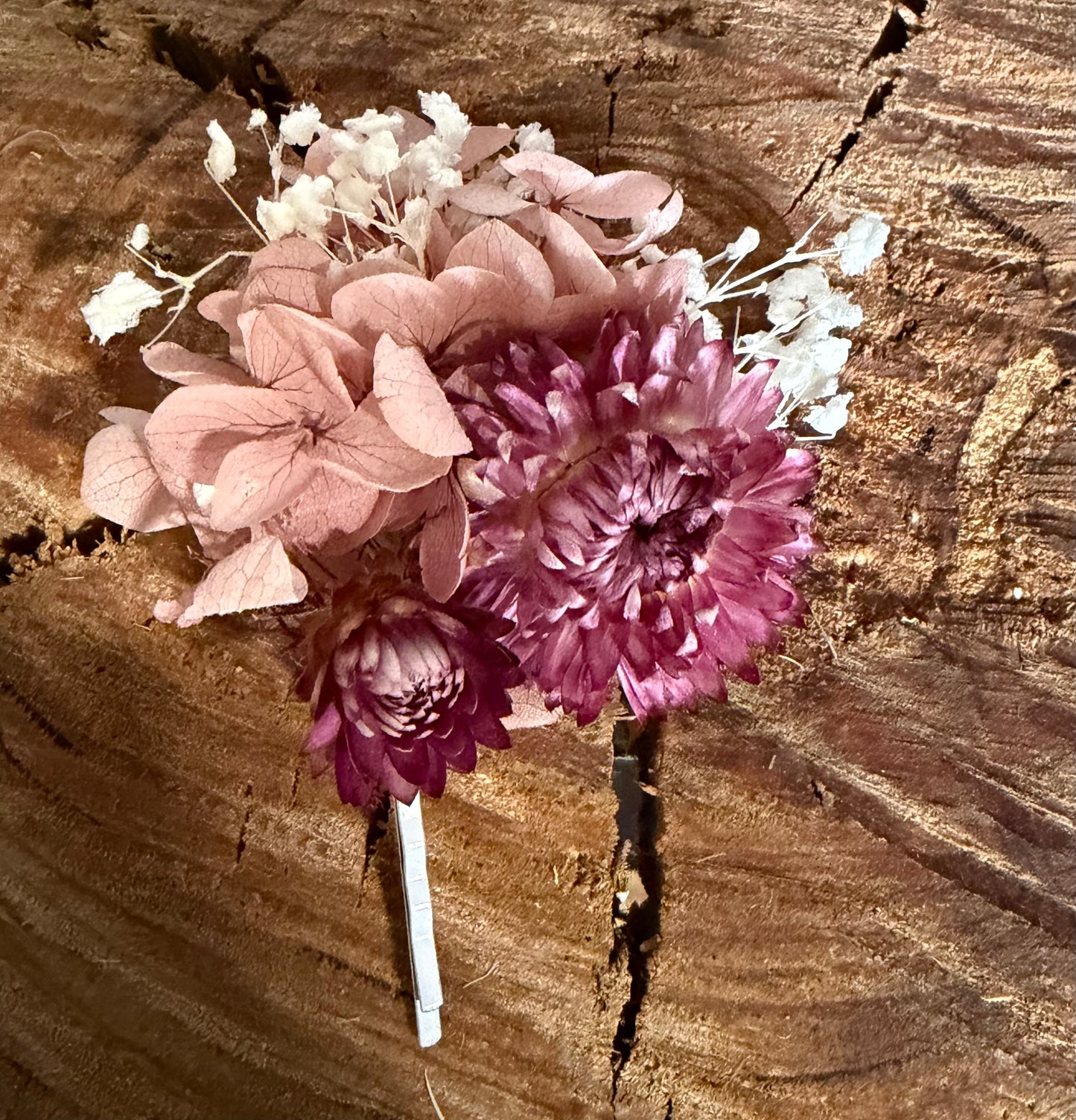 Hair pin ~ dusty pinks