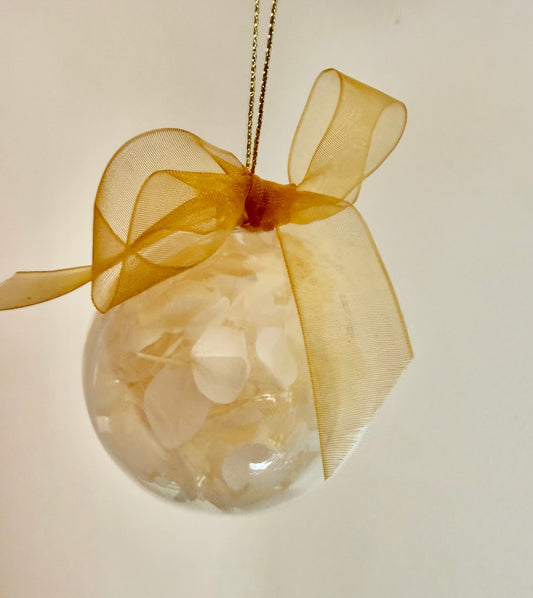 Bauble 6cm ~ white