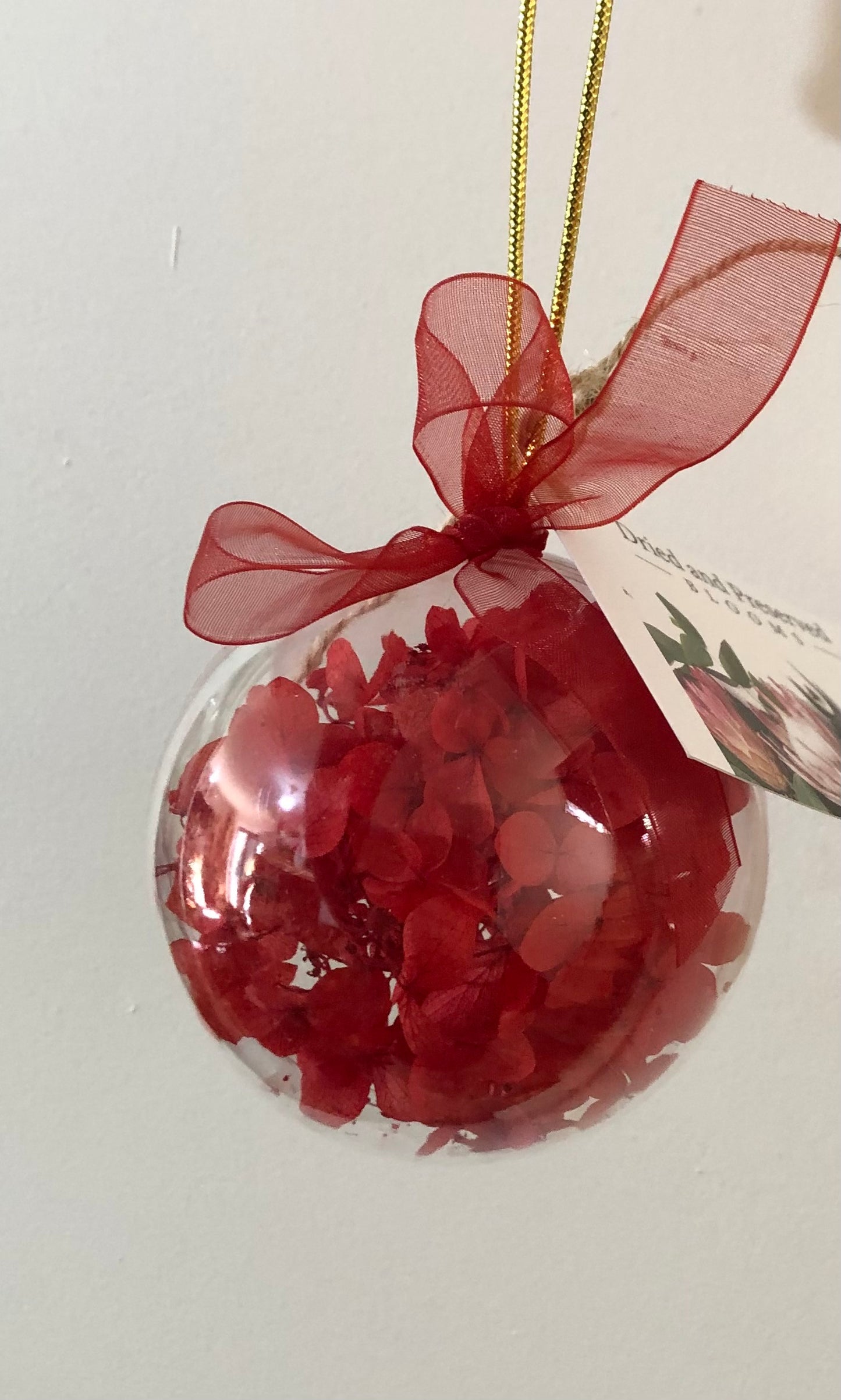 Christmas Bauble 8cm - Red