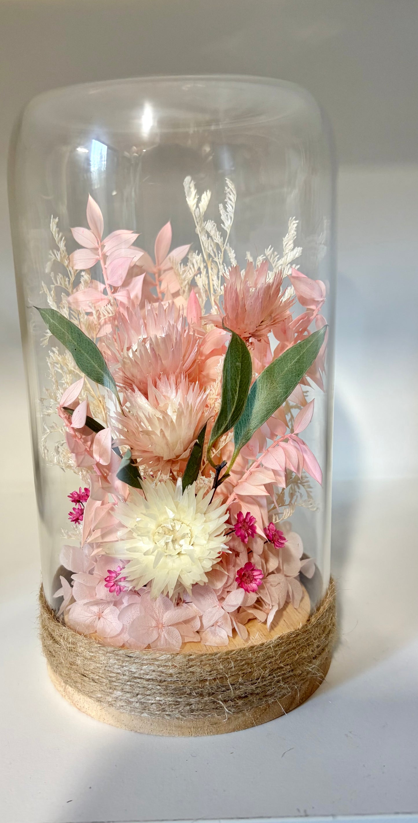 Floral Dome~ Baby Pink