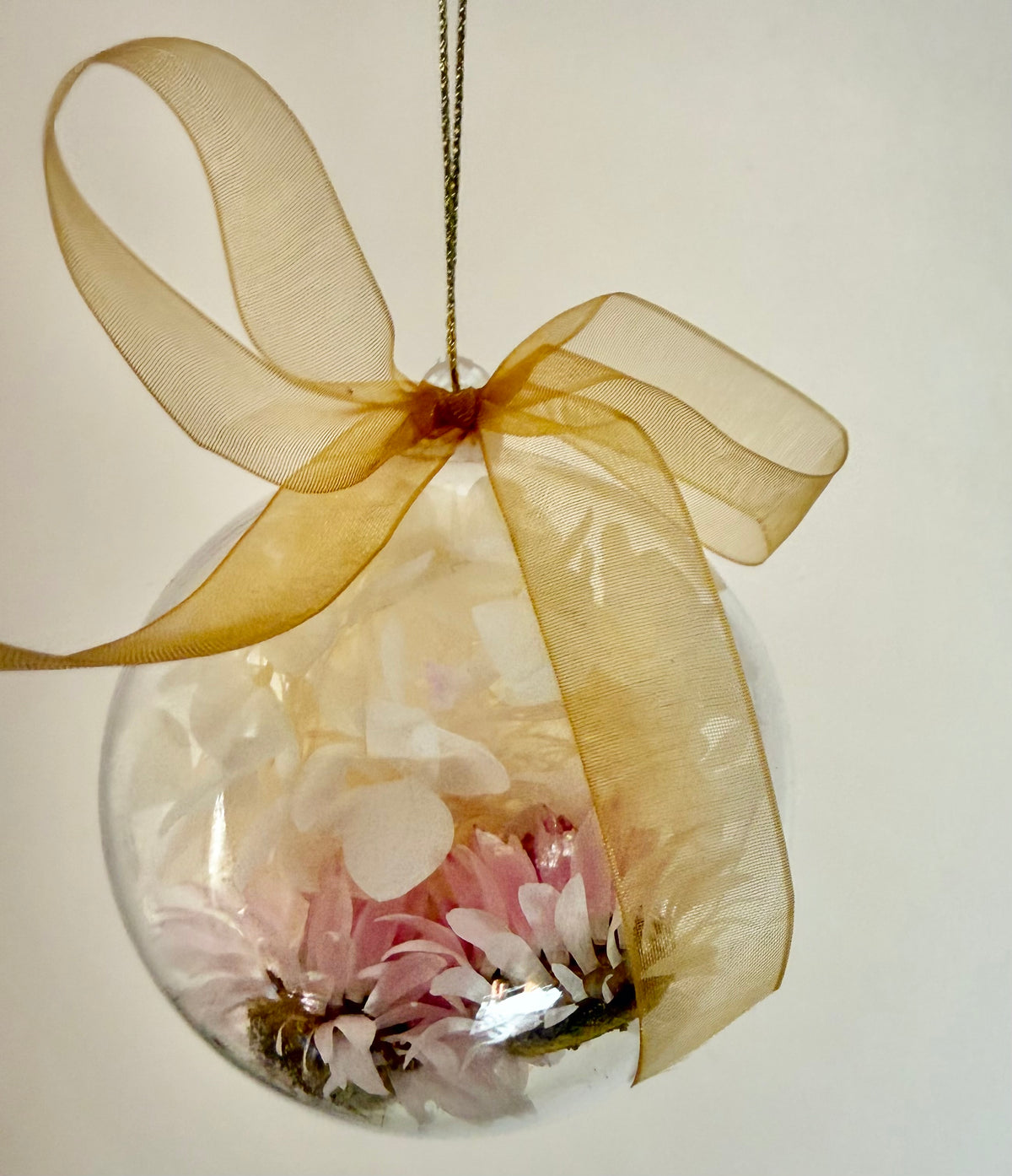 Bauble 8cm~ paper Daisy