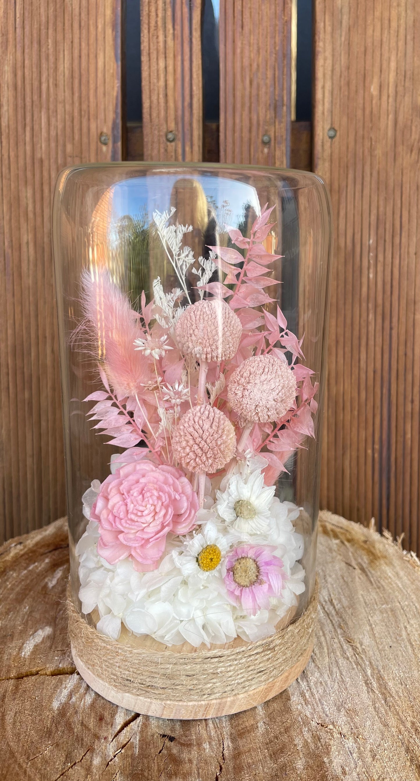 Floral Dome ~ Dusty Pink