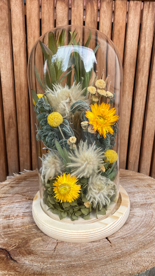 Floral Dome~ Native Gold