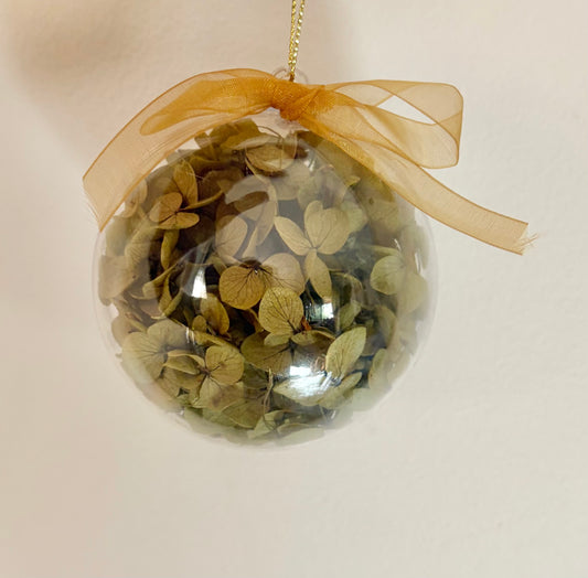 Bauble 8cm~olive green