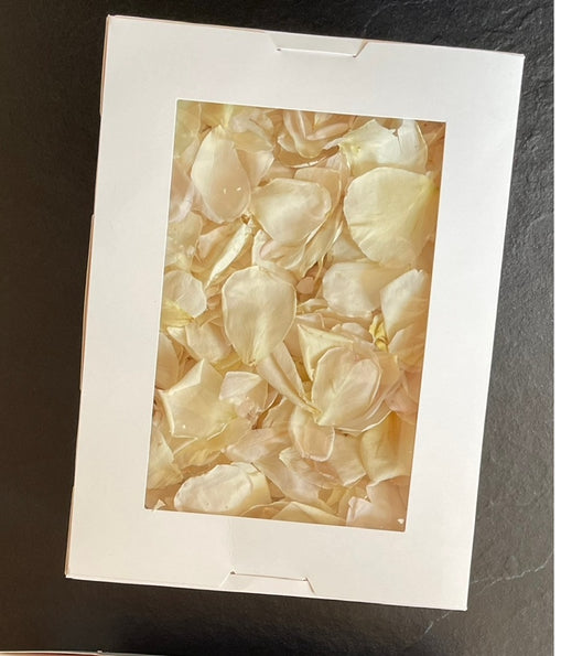 Confetti~Freeze Dried Rose Petals White