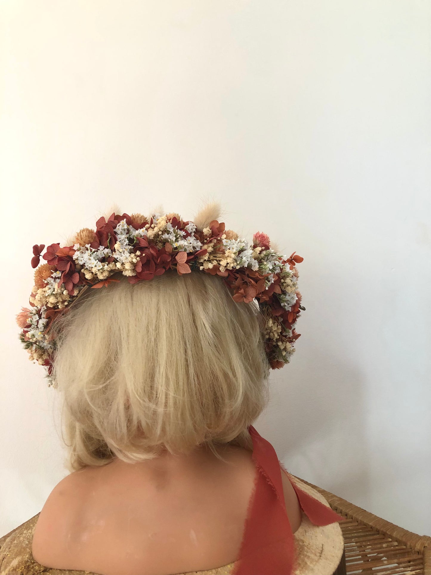 Flower Crown ~ Rust Boho