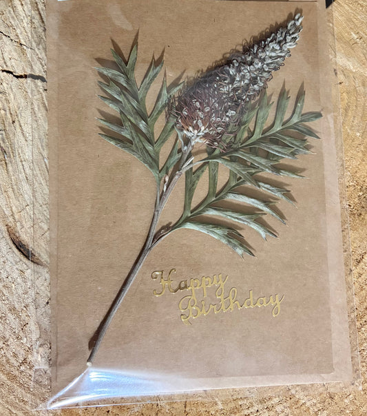 Greeting Card ~ Pressed Flower