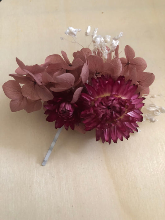 Hair Pin Dark Pink